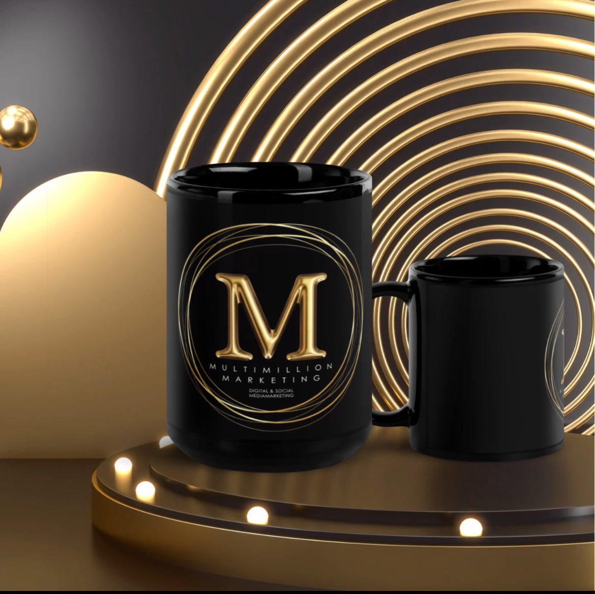 Black Glossy Mug